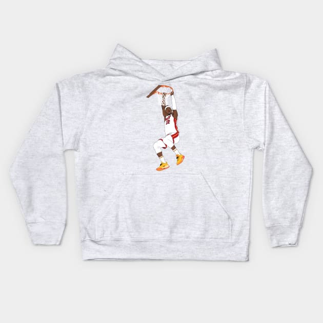 Jimmy Butler Dunk Kids Hoodie by Hevding